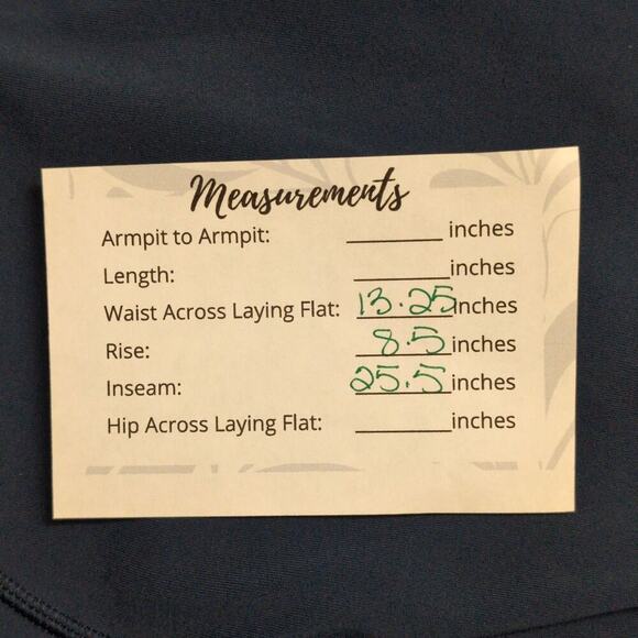 Lululemon Speed Up Tight 25" Night Diver Leggings Pockets Athletic Pants Size 6 - Picture 9 of 9